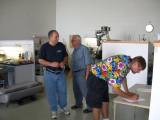KB9INF0161 Dave Dato, Wauconda Fire Chief gets an ear full from Wally WA9EQP